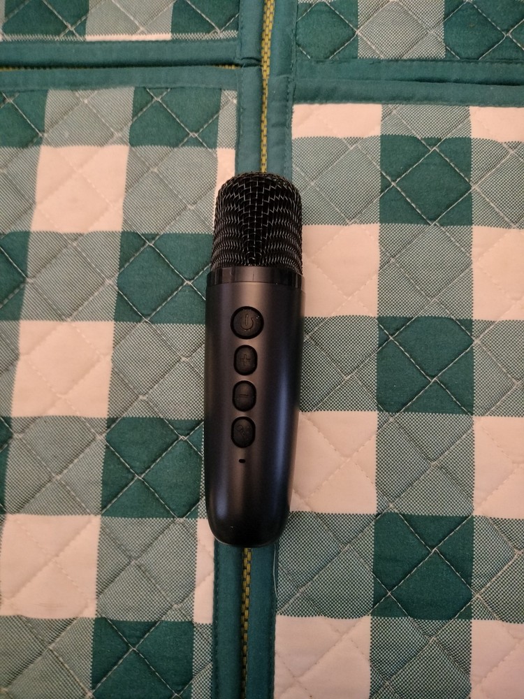 K29-L Mini Karaoke Machine Portable Bluetooth Speaker 2 Wireless Mics Kids...