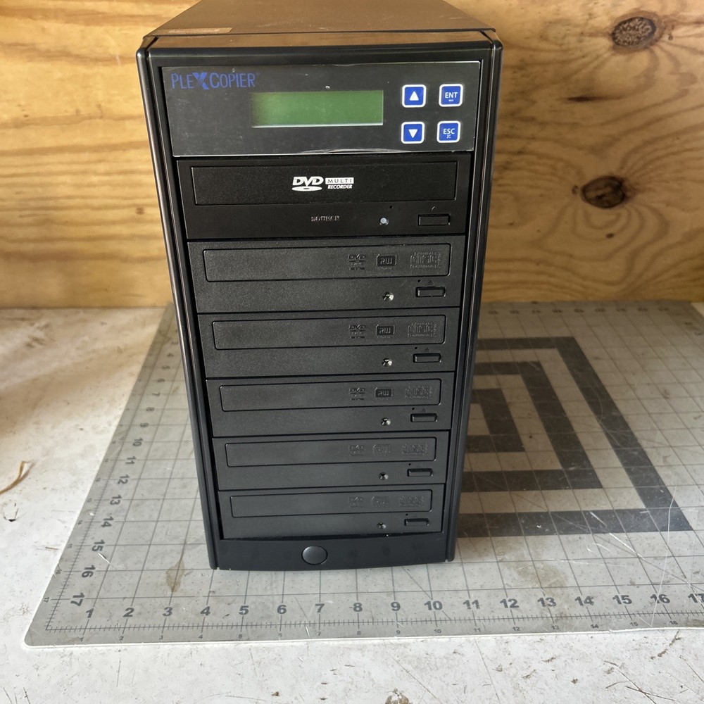 PlexCopier 1 to 5 DVD CD Plextor Disc Copy Duplicator System Tower