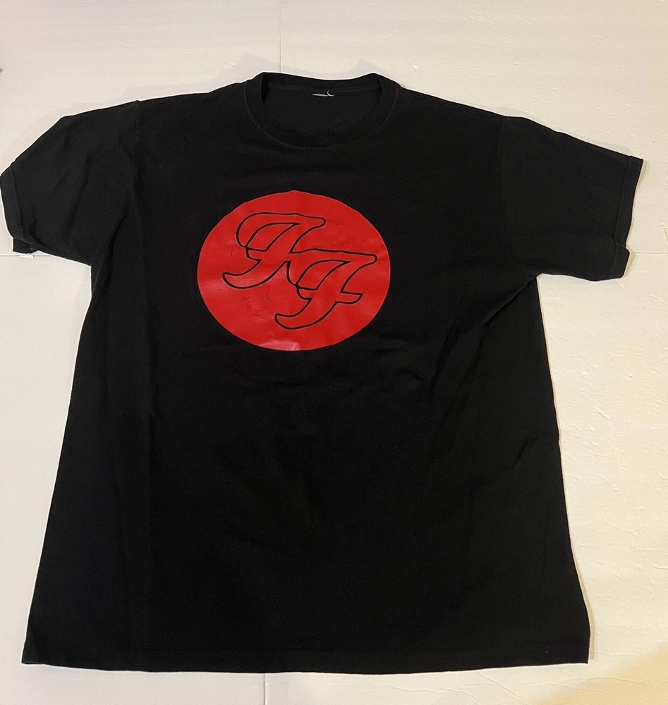 Black Foo Fighters Red Logo Shirt  No Tag