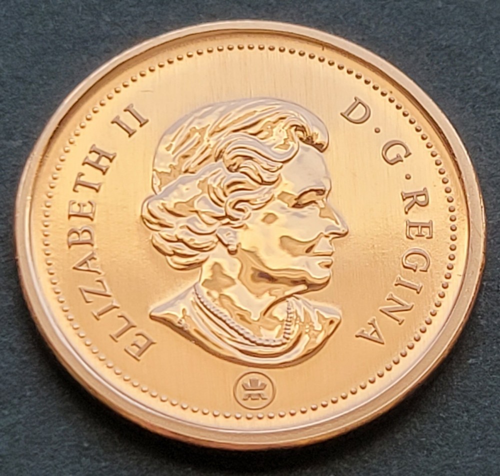 *** CANADA ONE CENT 2007 LOGO *** SPECIMEN *** MAGNETIC ***