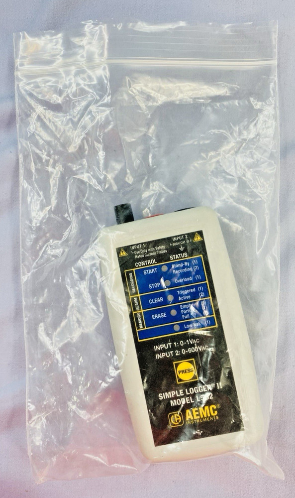 AEMC Instruments L562 - 2-Channel Voltage and Current Simple Logger II.