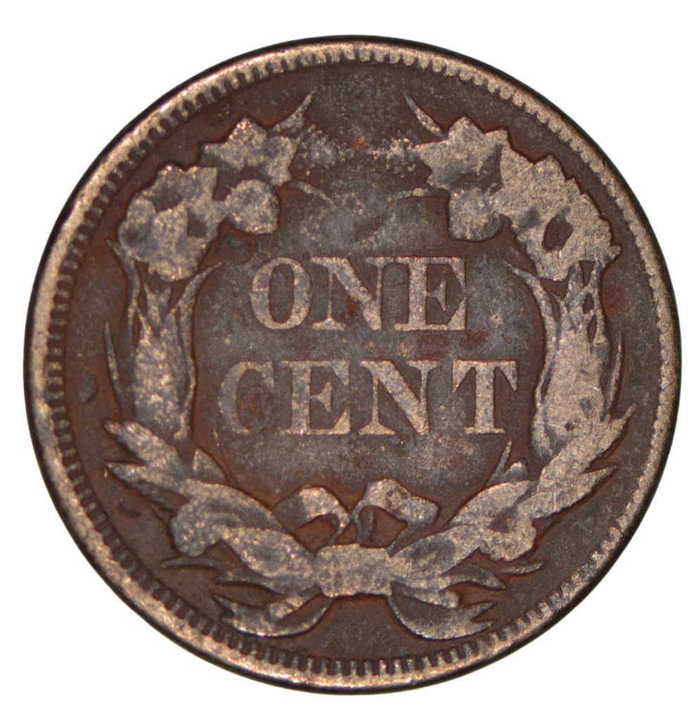 1857 1C Flying Eagle Cent ~ VG Details