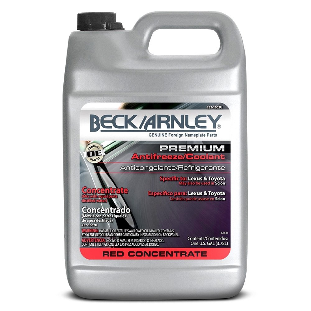 Beck Arnley Premium Concentrated  Engine Coolant, 1 Gallon