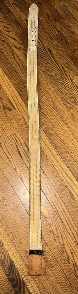 Jaypee Fully Lined Leather Sam Browne Police Duty Belt Size 48