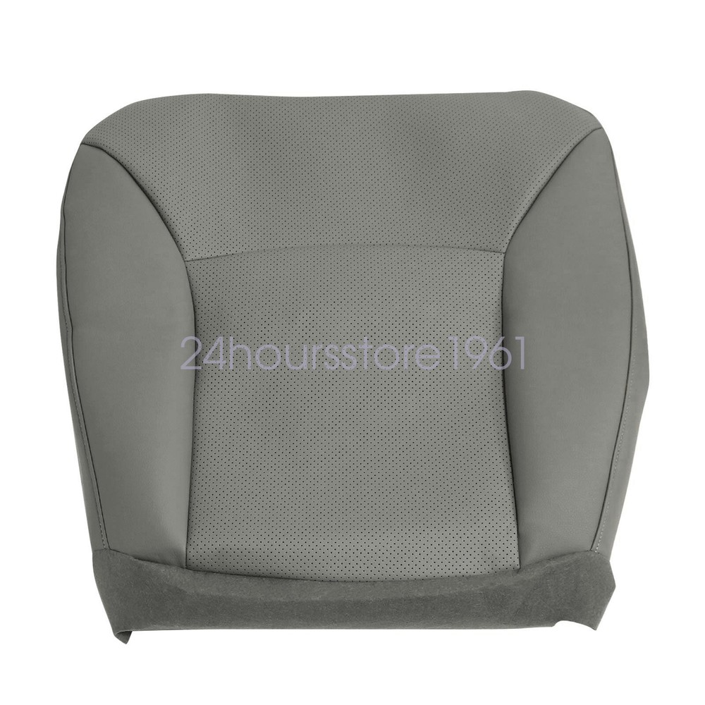 2000-2008 Fits Ford E150 E250 E350 Van Driver Bottom Perforated Seat Cover Gray