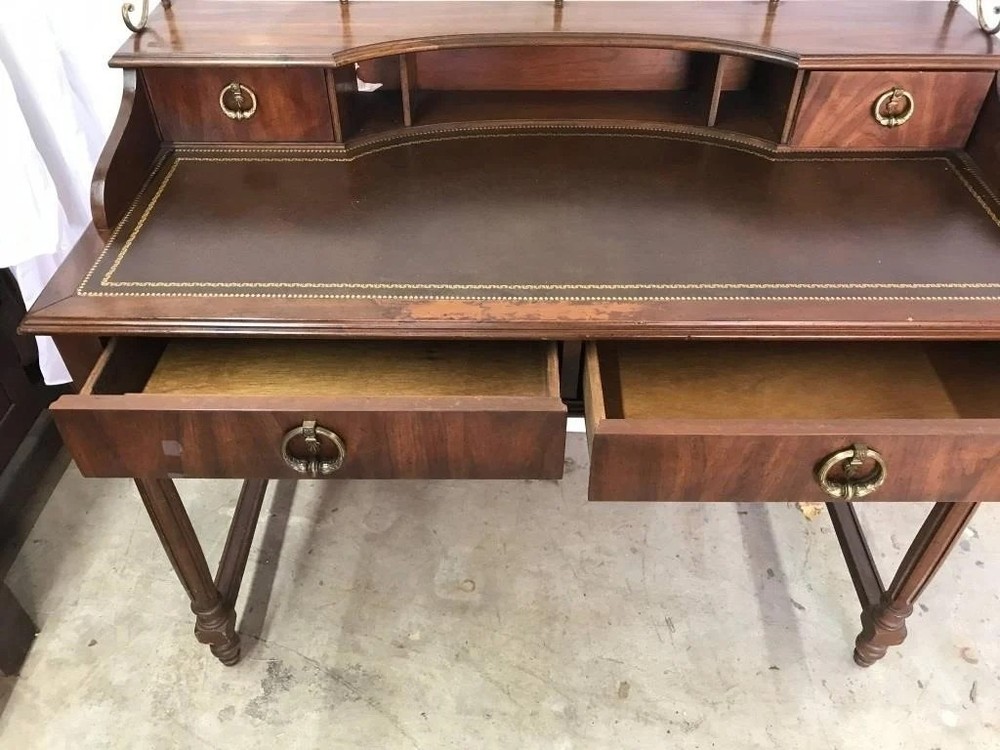 Walnut Victorian Writing Desk by Sligh