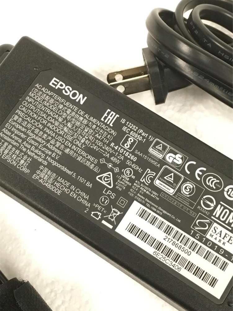 Epson WorkForce DS-7500 Document Scanner w/Adapter 2138 Scan Count, WORKING