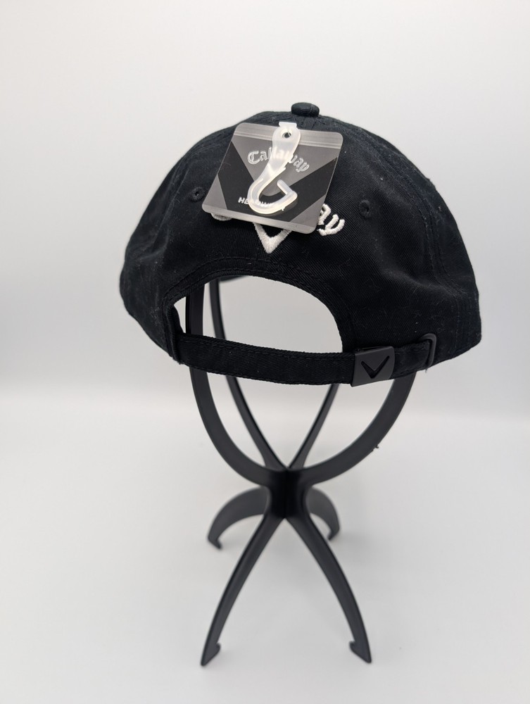Callaway Jack Daniel's Baseball Cap Adjustable Black Golf Hat NWT