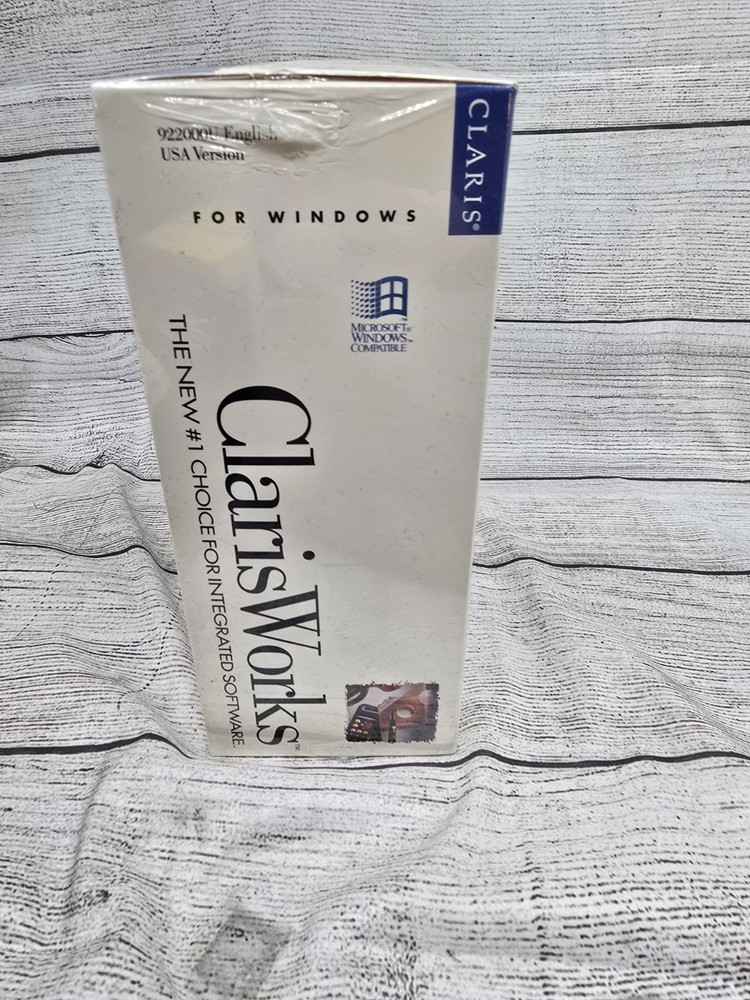 Clarisworks For Windows SEALED 1990 Floppy