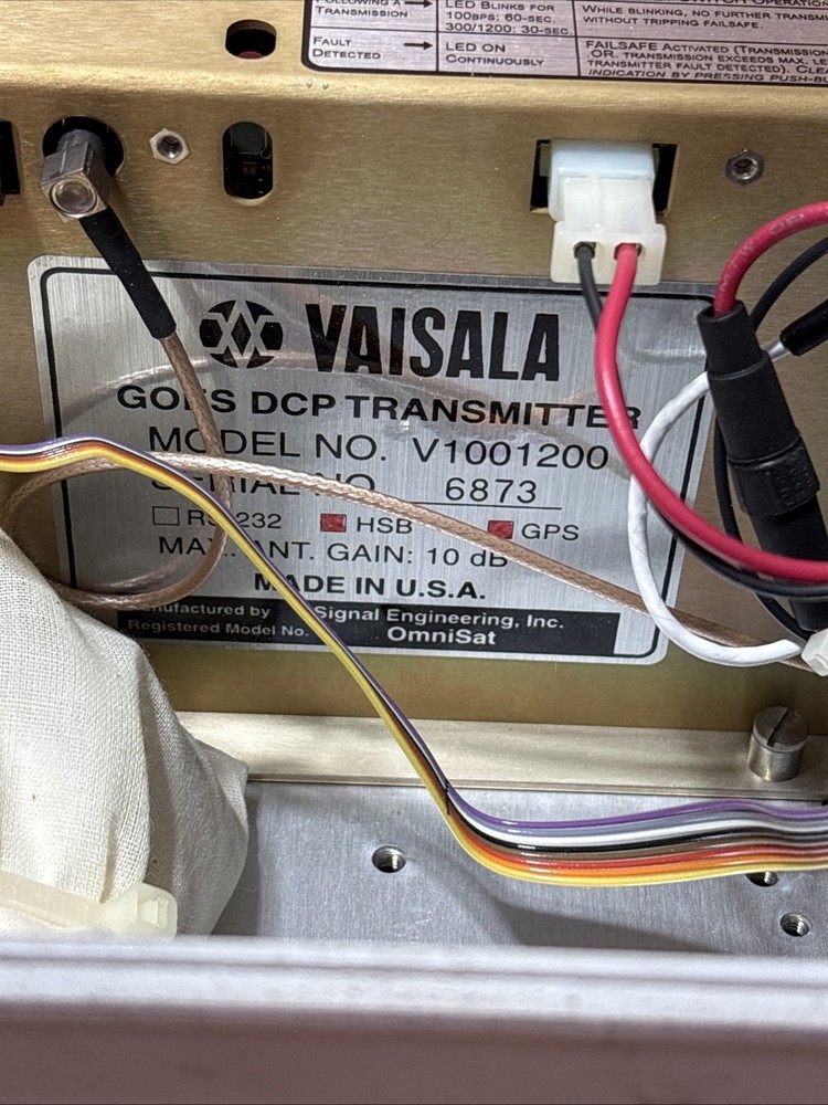 Vaisala Handar Model 555 White Data Collection Platform
