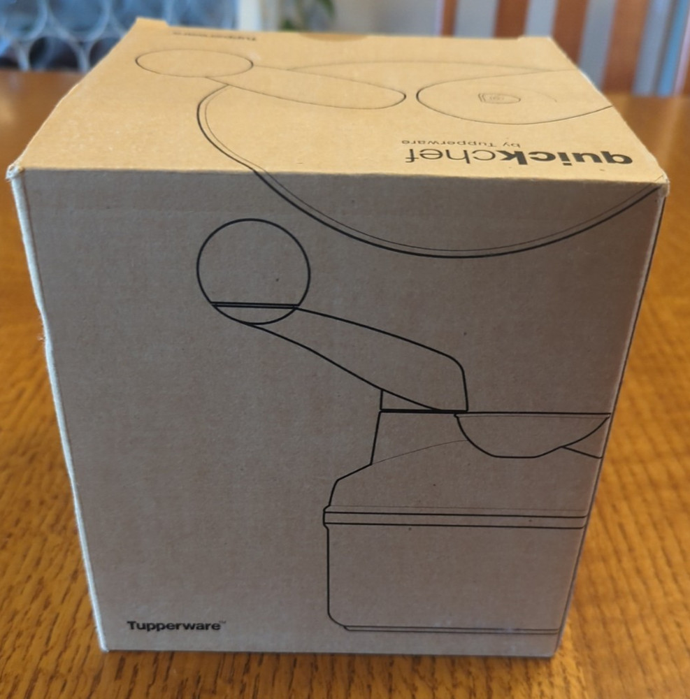 Tupperware │ Quick Chef Food Processor Chopper System │Sapphire Blue │