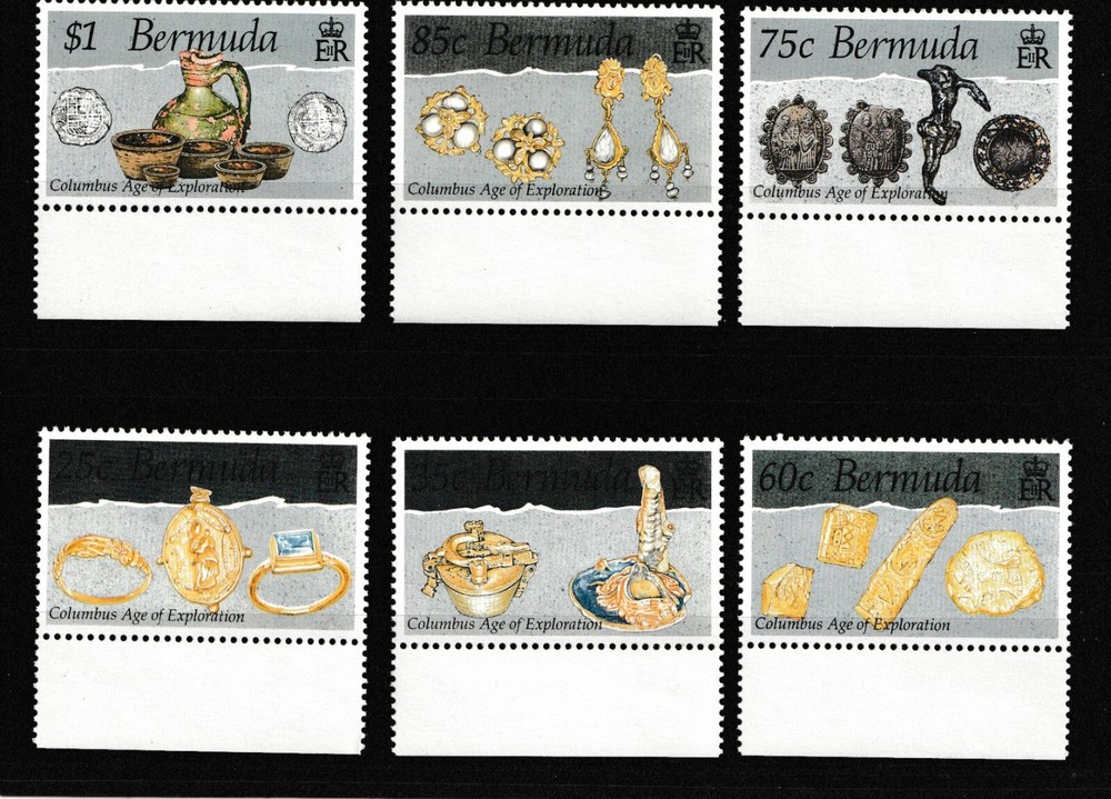 BERMUDA 628-633 Exploration - Mint NH set
