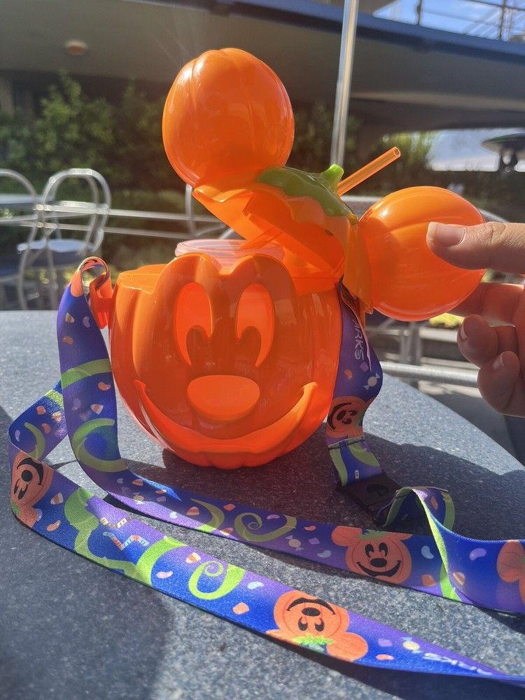 Disneyland Mickey's Halloween Light Up Pumpkin Sipper
