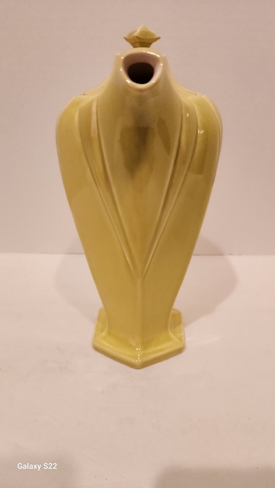 Chartreuse Color Coffee Server With Elegant Handle!