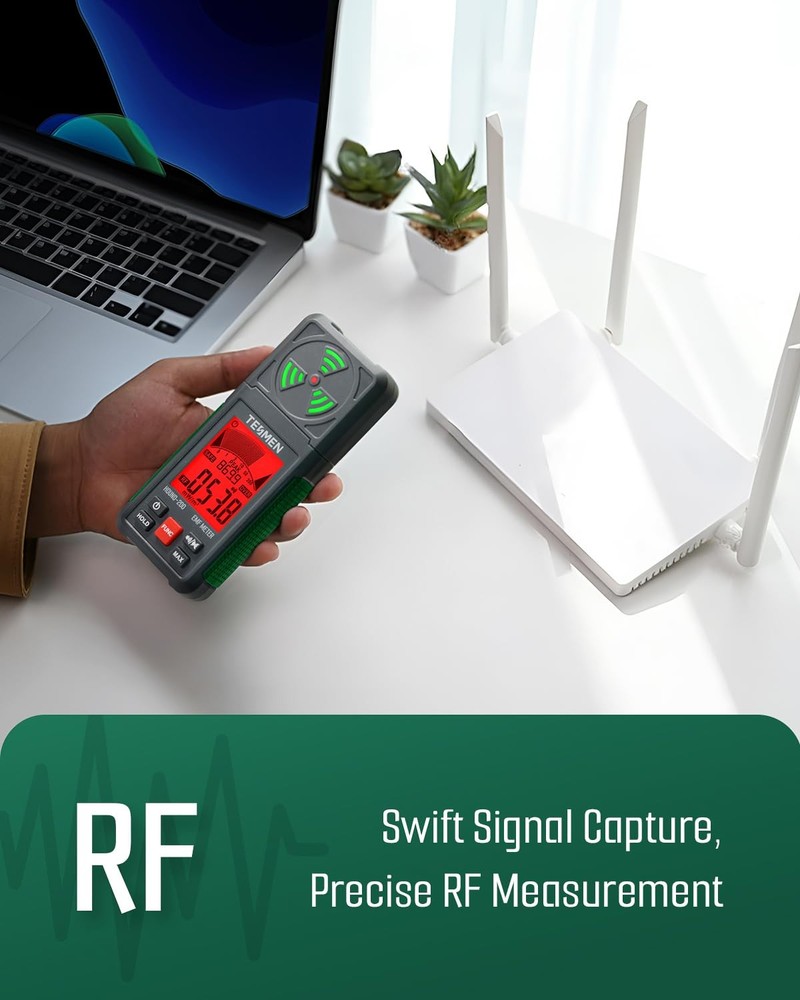 Portable EMF Radiation Detector Field Meter