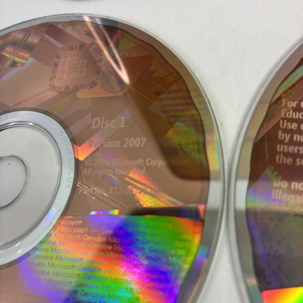 Microsoft Office Professional 2007 For Windows w/ Product Key, Academic Use Only