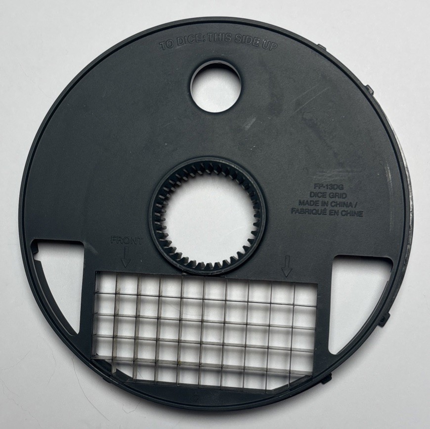 Cuisinart FP-13DK Dicing Kit Flat Cover, Dicing Disc, Dice Grid Set Replacement