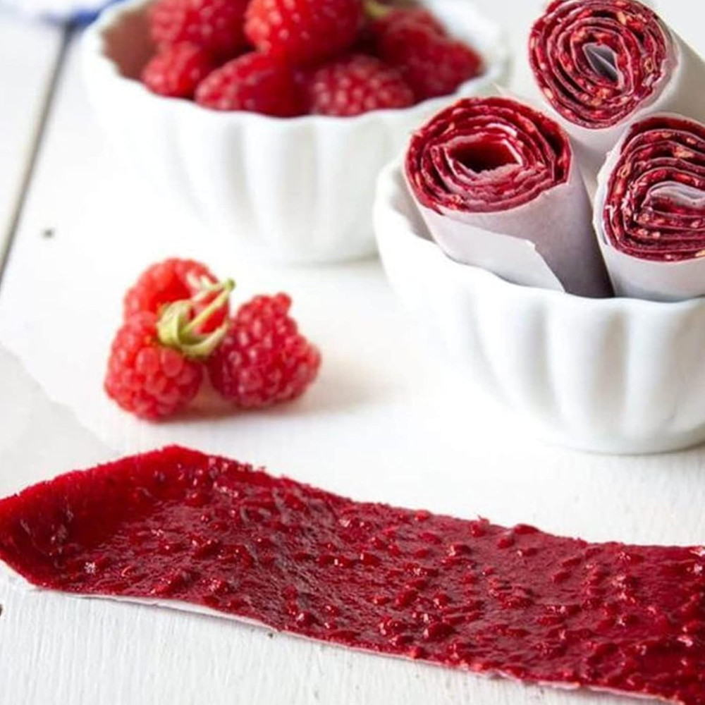 6 Pack Fruit Roll Sheets, Round Plastic Dehydrator Sheets with Edges, Reusable D
