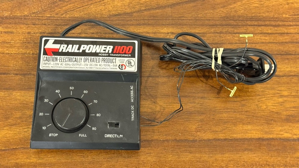 RailPower 1100 Model Train Transformer – Tested & Working