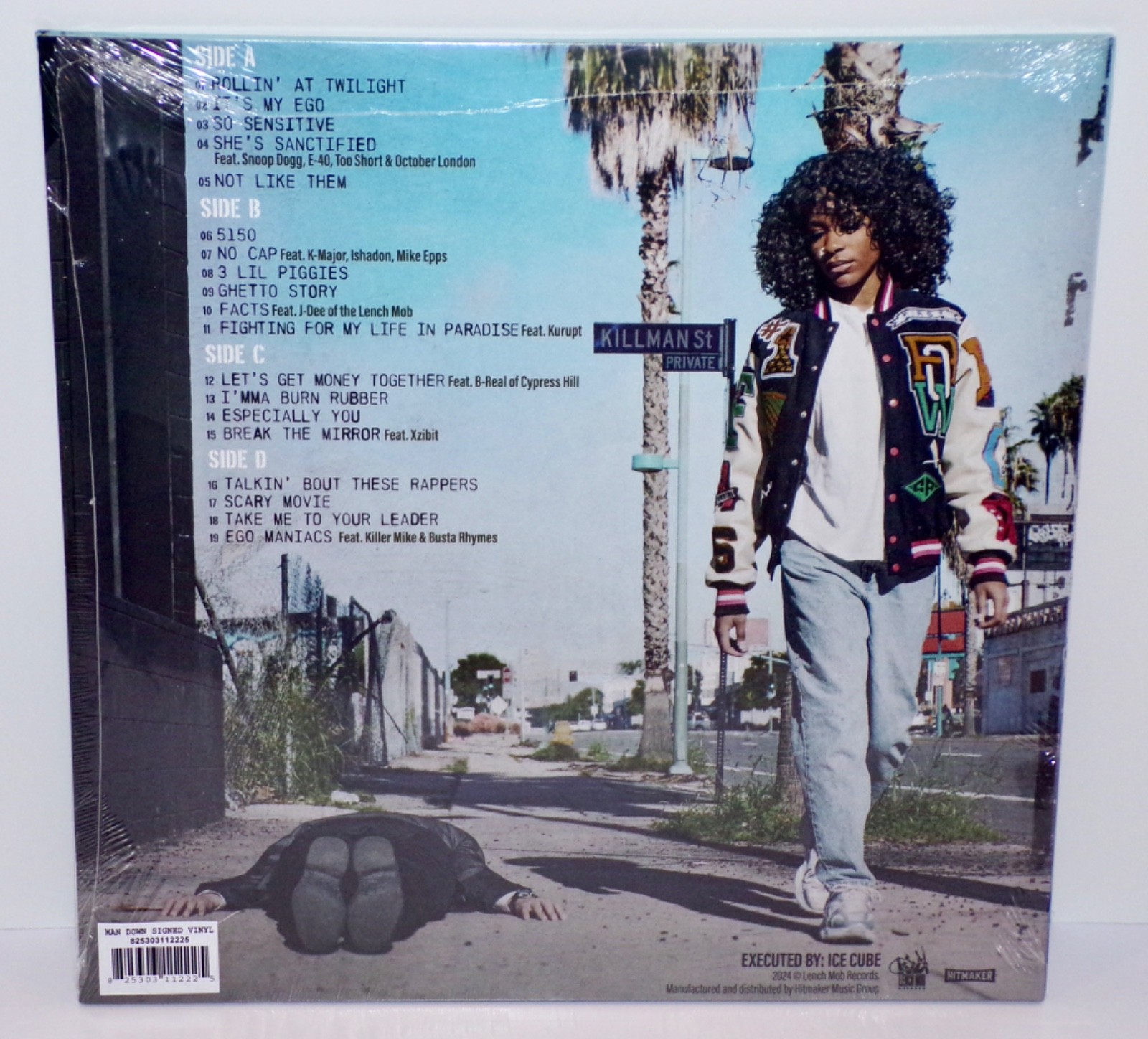 Ice Cube SIGNED Autographed MAN DOWN Vinyl 2 LP New, Sealed FREE SHIPPING N.W.A.