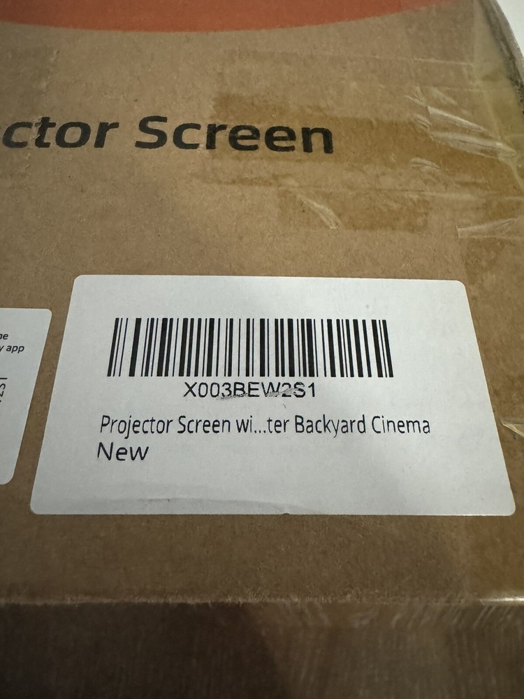 Towond High Performance 100 Inch Backyard Cinema Projector Screen
