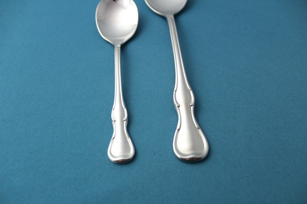 Reed & Barton MODERN PROVINCIAL Serving (2pc Set) Tablespoon / Sugar Stainless