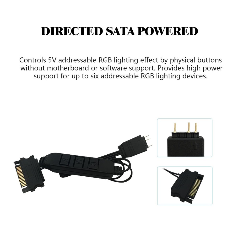 A-RGB 5V Lighting Controller, Computer case Fan Computer...