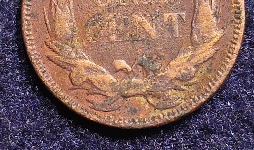 1857 1C Flying Eagle One Cent