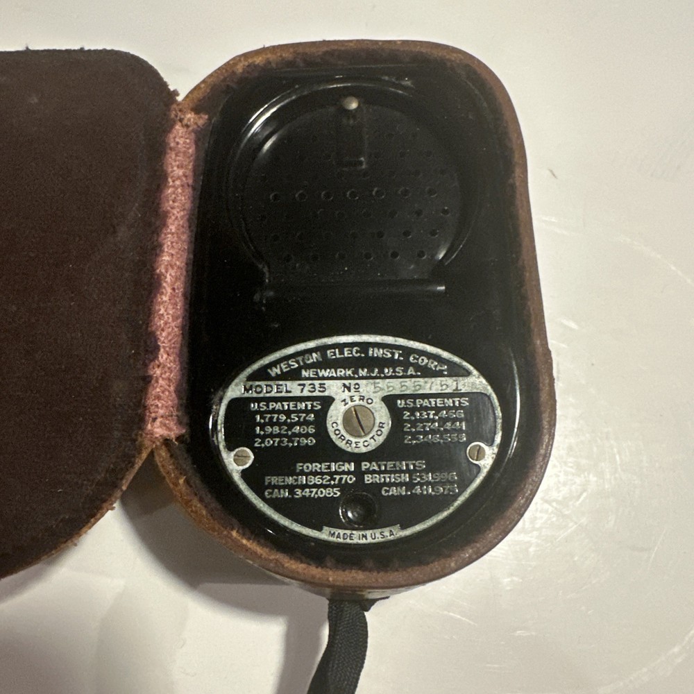 Vintage Weston Master II Camera Flash Light Universal Exposure Meter