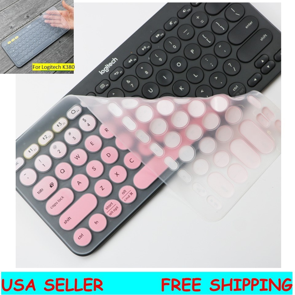 keyboard skin cover for US version Logitech K380 Wireless Multi-Device Keyboard