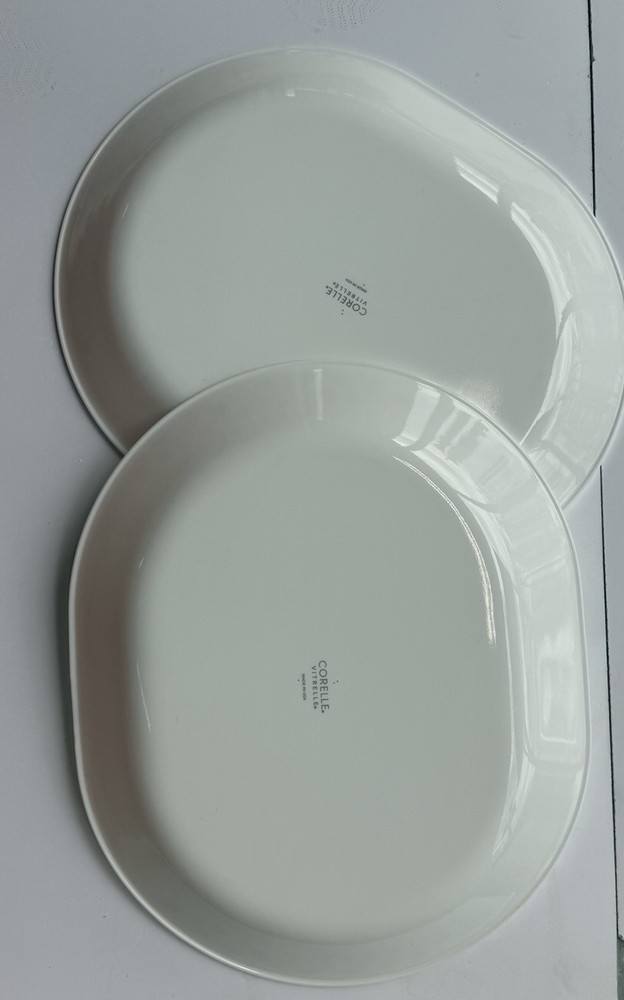 Corelle Lilac Blush Serving Platter 121/4x10" Set 2