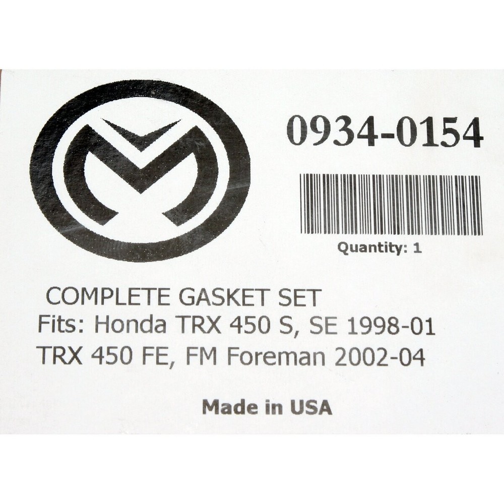 Moose Complete Gasket Set - 0934-0154