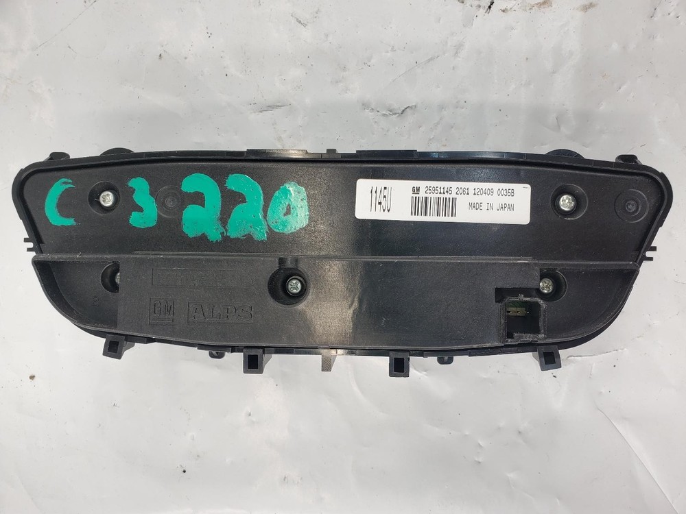 Used A/C Selector Switch fits: 2013 Buick Regal automatic temperature control op