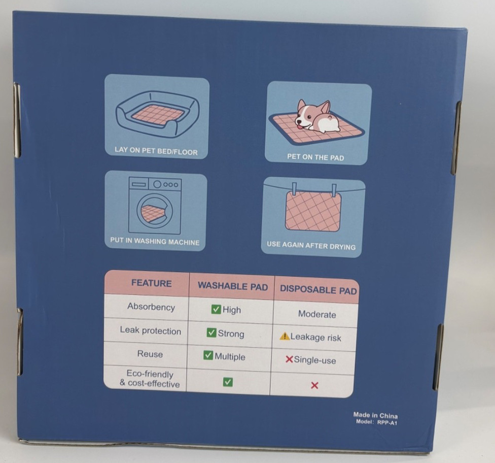 Washable Reusable Pet Pads 36*36- 2 Packs