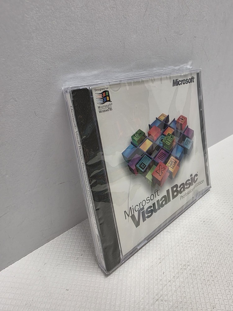Microsoft Visual Basic 4.0 Professional Edition Sealed Windows 95 CD