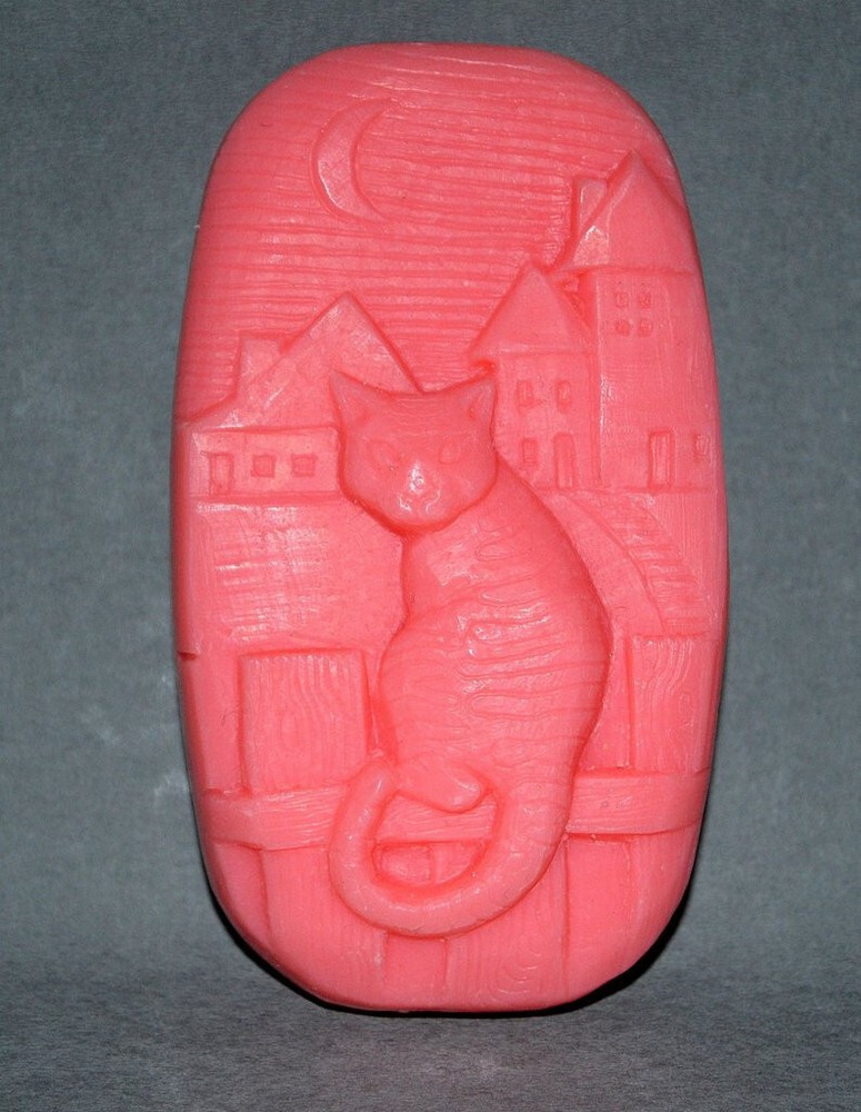 CAT SILICONE MOLD for soap making and other crafts