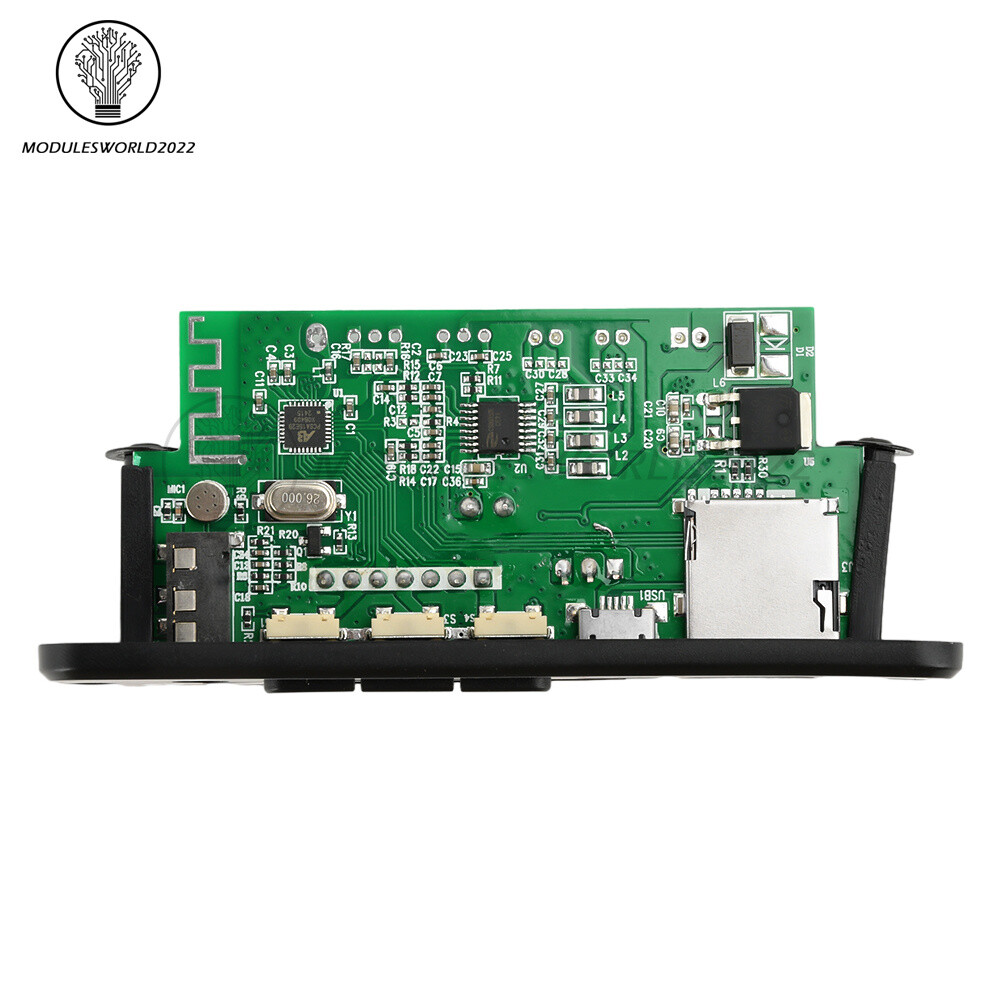 2*20W Amplifier Stereo DIY MP3 Decoder Board Bluetooth 5.0 Car FM Radio Module