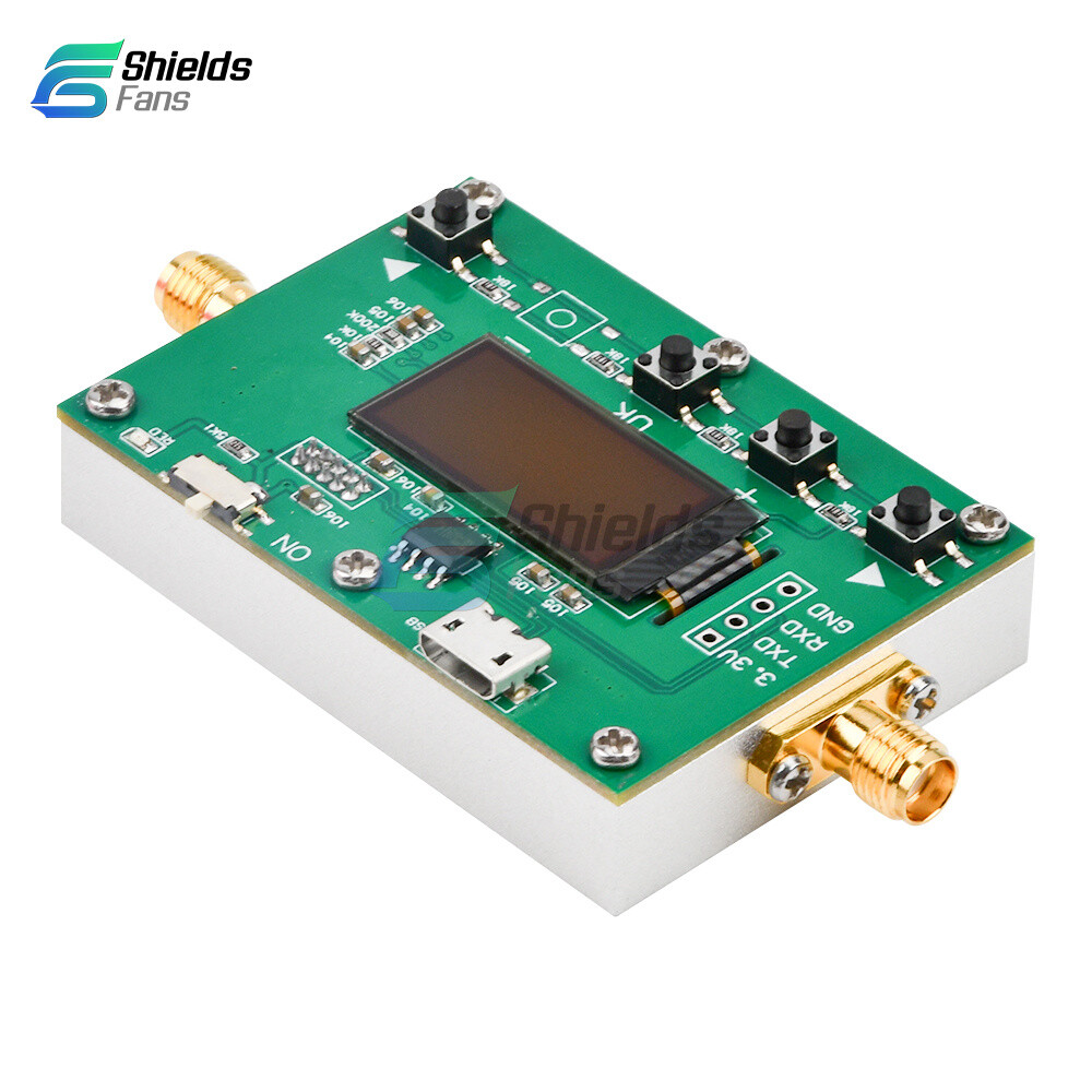 6Ghz RF Digital Attenuator 30DB Step 0.25DB OLED Pogrammable Attenuator Module