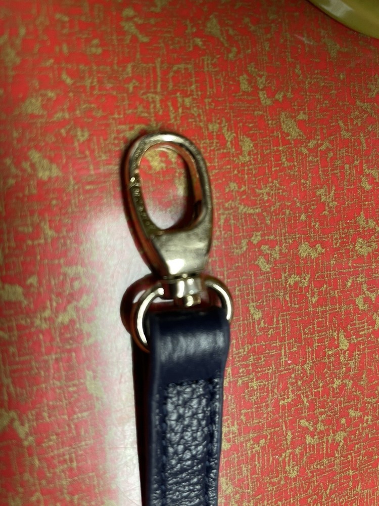 blue leather straps set of 2