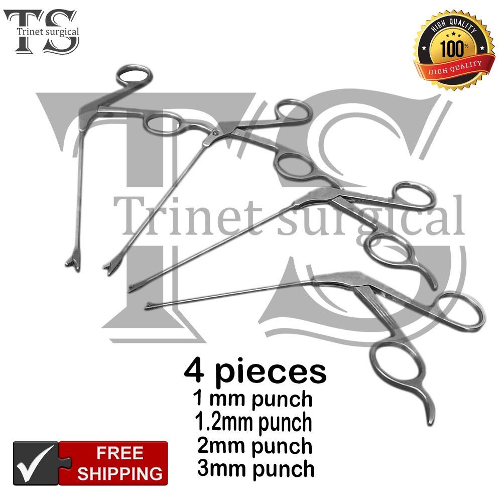 4pcs Arthroscopy Instruments Punch Forceps Orthopedics Instruments