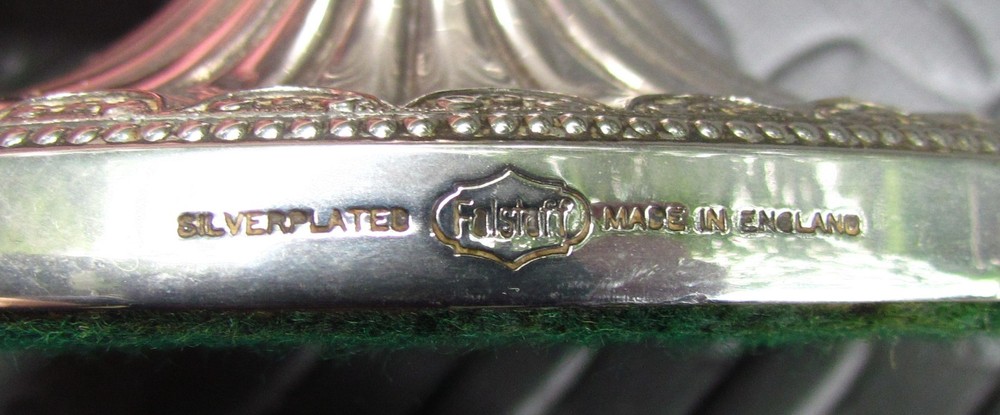 Falstaff Vintage Silver Plated Candlesticks