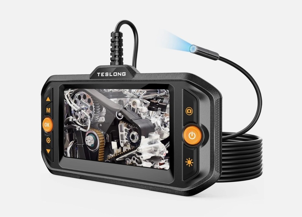 Teslong Endoscope Borescope with Light, Snake Inspection Camera.