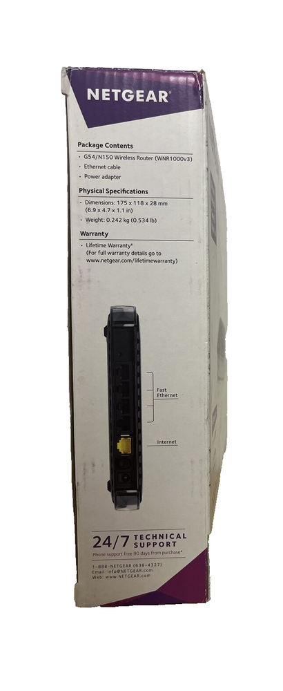 NetGear G54/N150 Wireless Router WNR1000