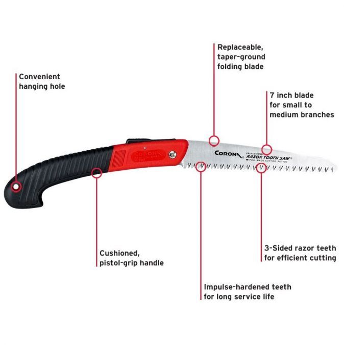 Corona Clipper RS7041 7" Folding Pruning Saw