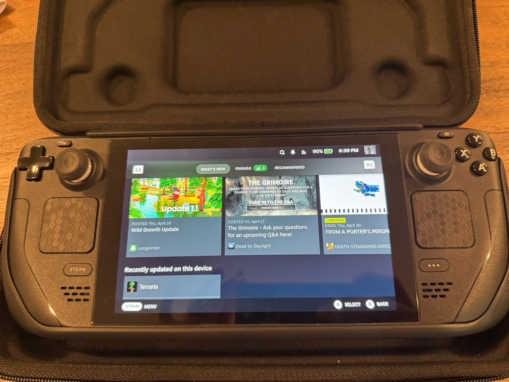 Valve Steam Deck 256GB Black Handheld Console