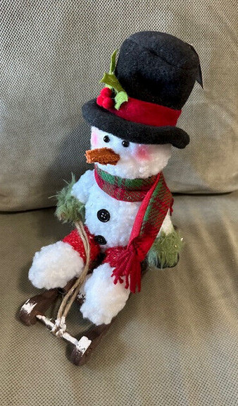 Holiday Snowman Sledder