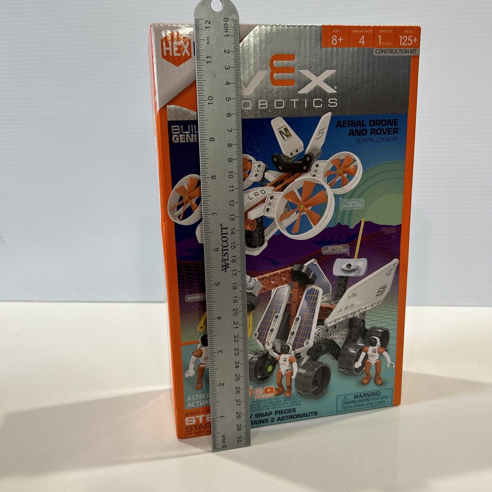 HexBug Vex Robotics Construction Kit: Aerial Drone & Rover Explorer