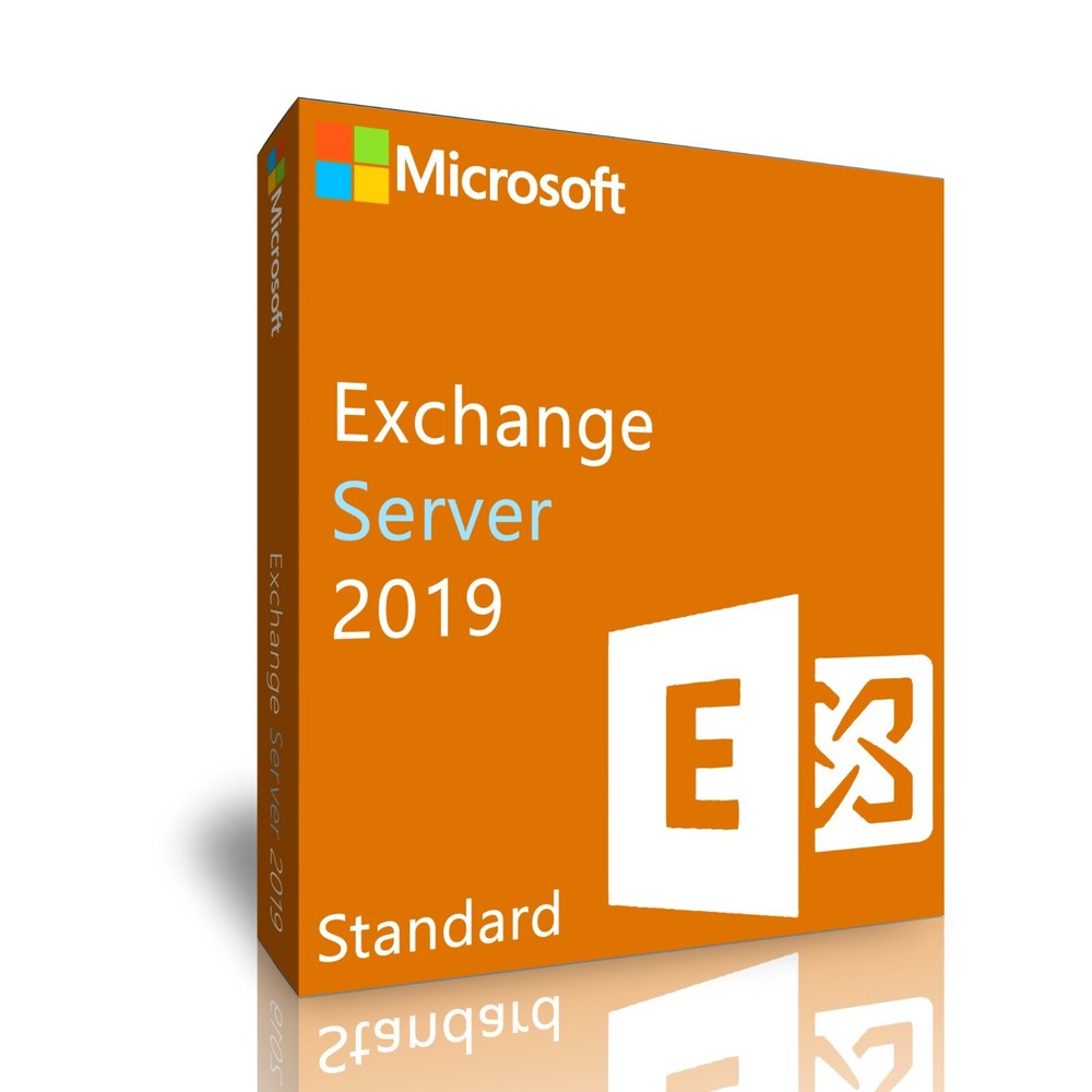 Microsoft Exchange Server 2019 Standard w Retail 250 CALs, New, Multilanguage