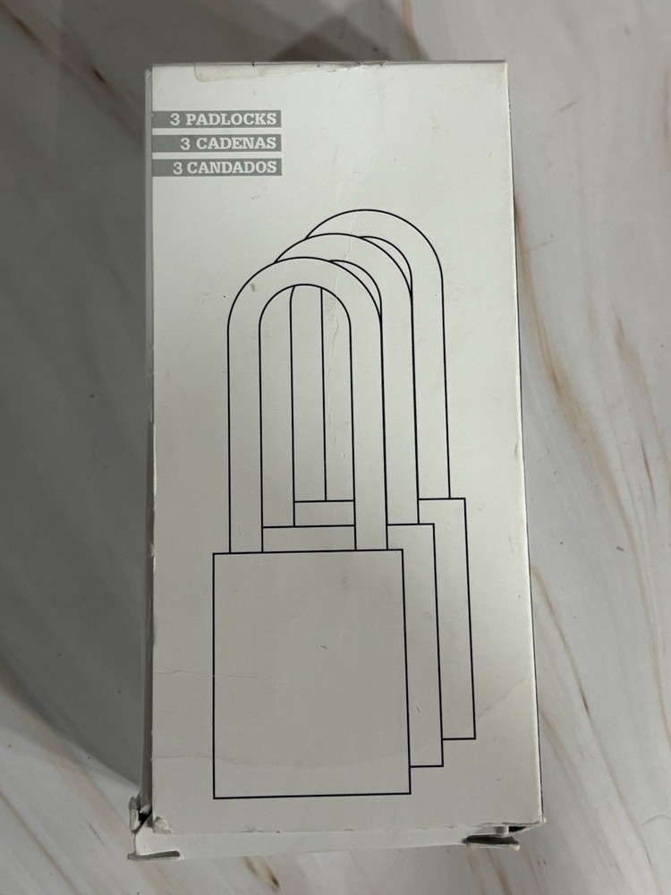 Master Lock 410Grn Zenex Thermoplastic Safety Padlock 3 Pack