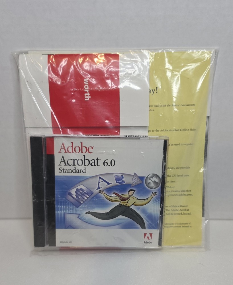 NEW - Adobe Acrobat 6.0 Standard WINDOWS - SEALED